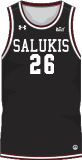 The Saluki Men's Basketball team will be on the court wearing special black Under Armour® jerseys through a jersey auction